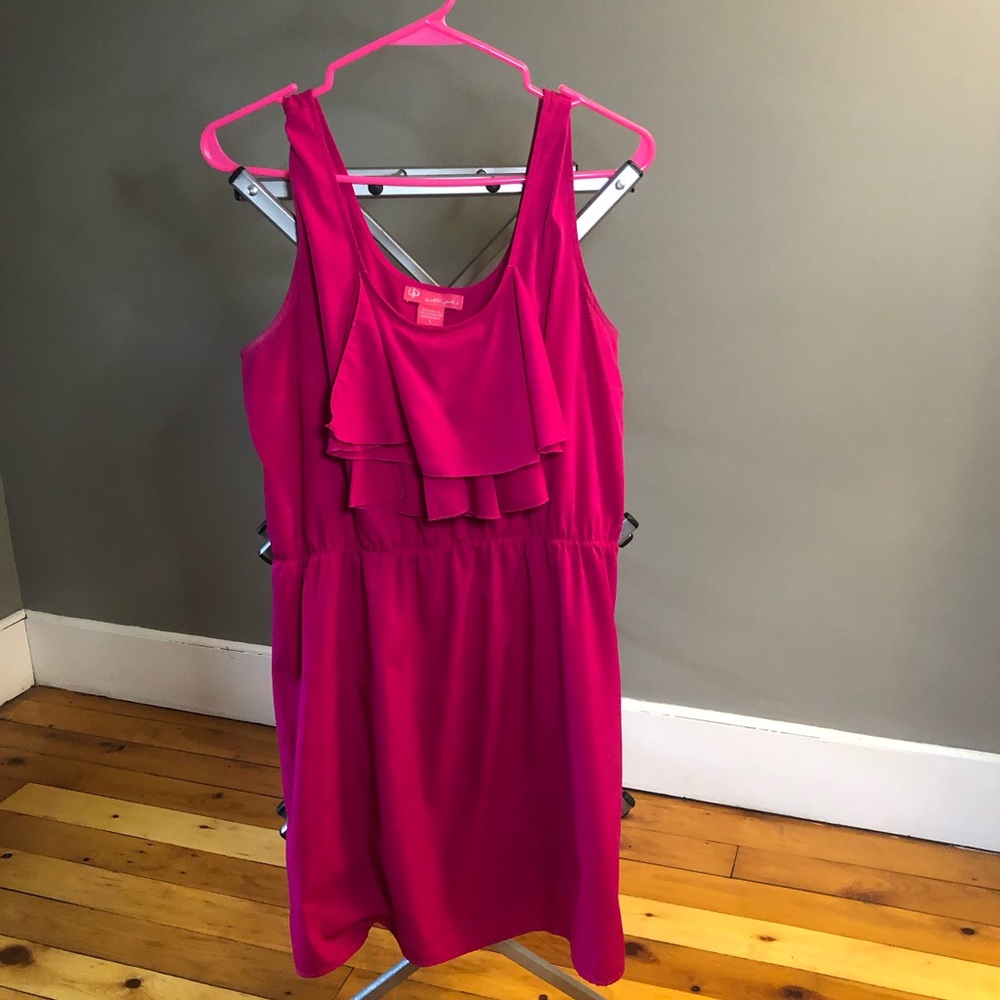 Ultra Pink sleeveless summer dress size large